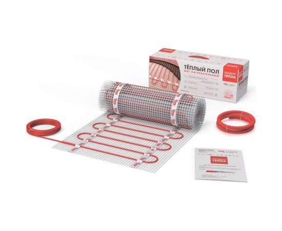 Теплый пол СТН Квадрат Тепла 150 Вт/м2, 1800 - 12 м2 12,0-1800 КМ 