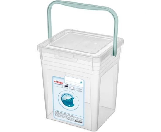 Ведро для стирального порошка Econova 8 л, бесцветное 431224101 