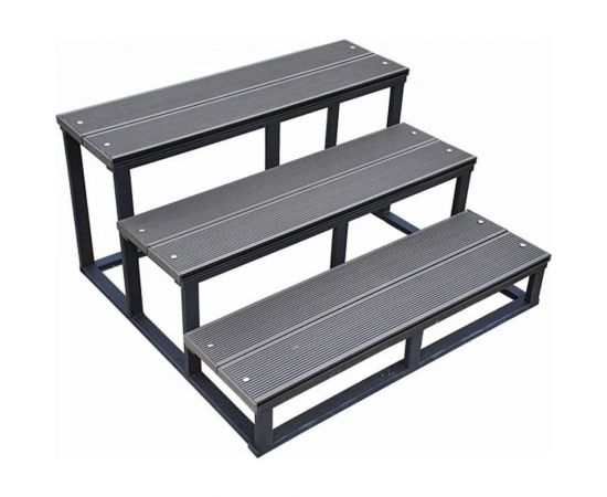 Приставная лестница УЛИЧНЫЕ ЛЕСТНИЦЫ Медиум 3 ступени, 51x100x91 см MP-MDM-3 