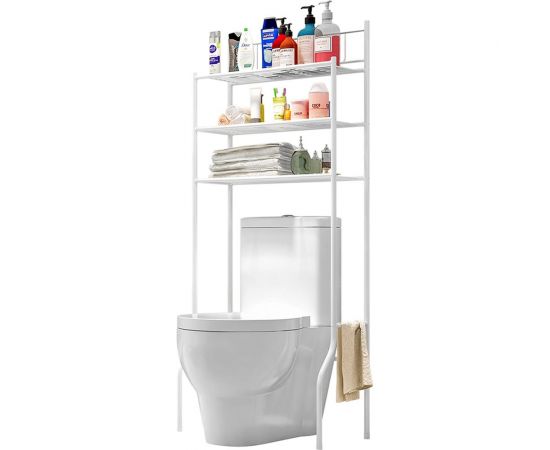 Стеллаж для туалета UniStor ALBION напольная, 3 яруса, установка над бачком унитаза 210884 