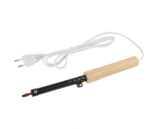 Паяльник с деревянной рукояткой ЭРА ЭПСН 230 В, 65 Вт, PLR0165W Б0046953 