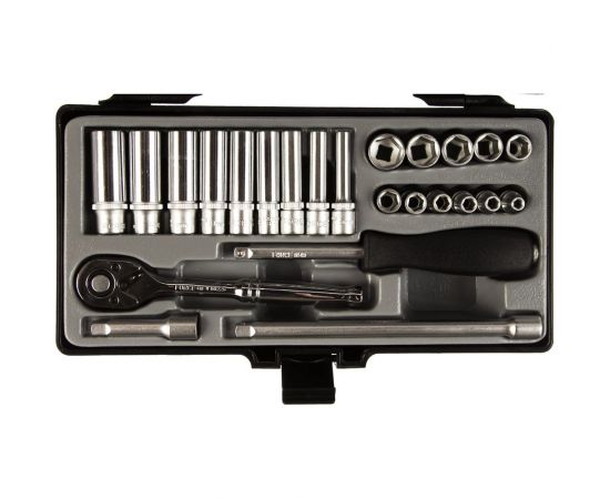 Набор длинных и коротких головок FORCE 6 граней 2253 