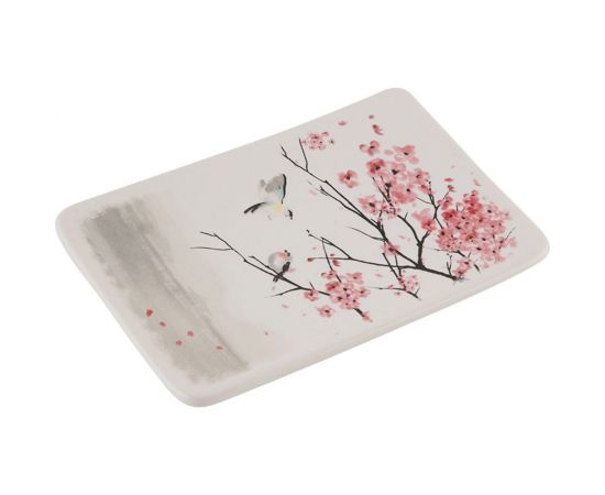 Мыльница Рыжий кот Сакура керамика SD-S 006520 