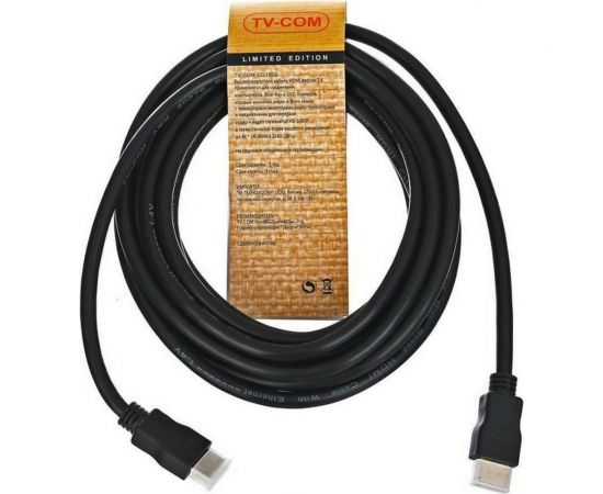 Цифровой кабель TV-COM HDMI19M to HDMI19M, V1.4+3D, 5m CG150S-5M – изображение 2