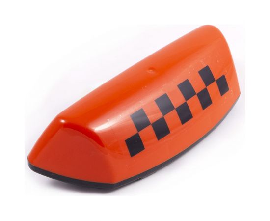 Фонарь DolleX Такси шашечки 360x145x90 мм 4 магнита 6 светодиодов оранжевый FTX-04 – изображение 2