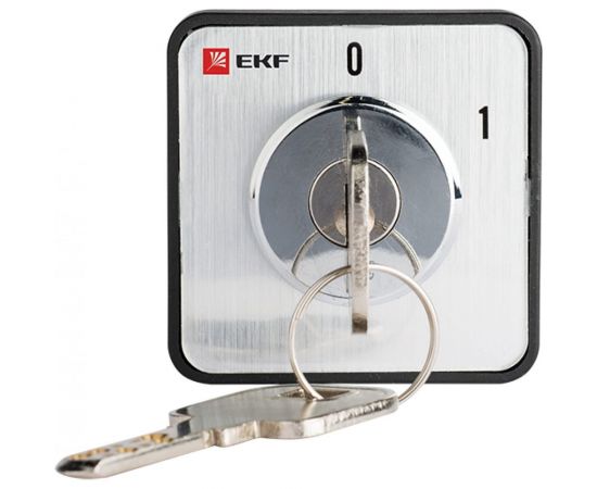 Кулачковый переключатель EKF ПК-1-112 10А 2P «0-1» с ключом PROxima SQpk-1-112-10 – изображение 2
