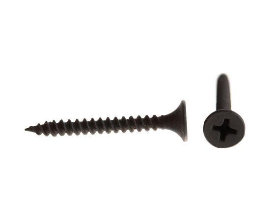 Саморез Саморезик 3.5х32 гипсокартон/металл, частый шаг резьбы, оксид. 1000шт SW/GM-3.5х32-1000 – изображение 2