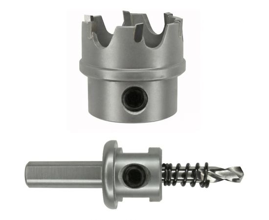 Коронка по металлу HM (44х12 мм; хвостовик 10 мм; комплект) D.BOR HS-HM-12-044-T – изображение 2