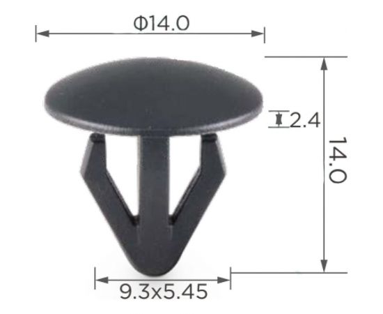 Автокрепеж для Infiniti/Nissan 10 шт 62869N4700 КрепАвто 0154 – изображение 2