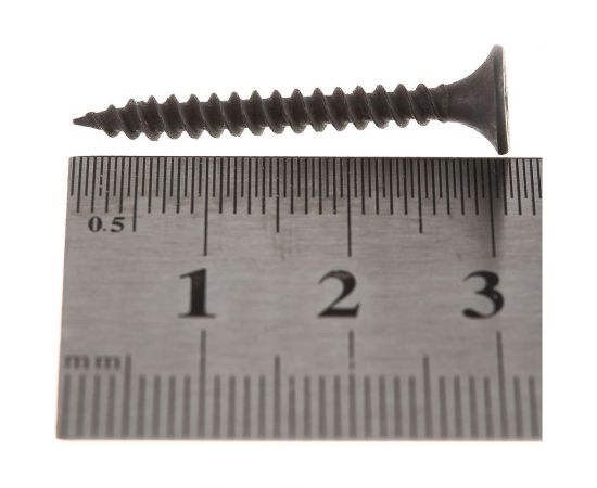 Саморез Саморезик 3.5х32 гипсокартон/металл, частый шаг резьбы, оксид. 1000шт SW/GM-3.5х32-1000 – изображение 3