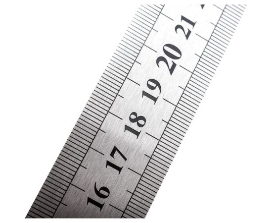 Измерительная линейка TUNDRA металлическая, шкала вытравлена, 500 мм 1112956 – изображение 3