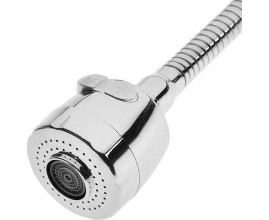 Смеситель для кухни ZEIN Z25120101 гибкий излив, кран-букса латунь 1/2"", хром 5118187 – изображение 3