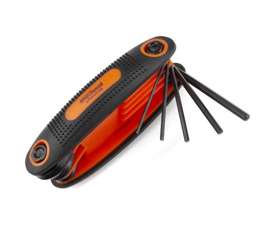 Набор ключей шестигранных складных 8 предметов AV Steel AV-361208 – изображение 3