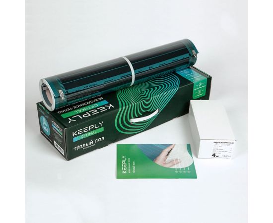 Комплект тёплого пола KEEPLY 200 Вт/м, Optimal, 2,5 м.кв, 500Вт KPL007504 – изображение 3