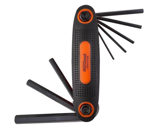 Набор ключей шестигранных складных 8 предметов AV Steel AV-361208 – изображение 4