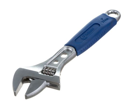 Разводной ключ 210мм, ширина захвата 30мм, двухкомпонентная рукоятка КОБАЛЬТ 244-940 – изображение 5