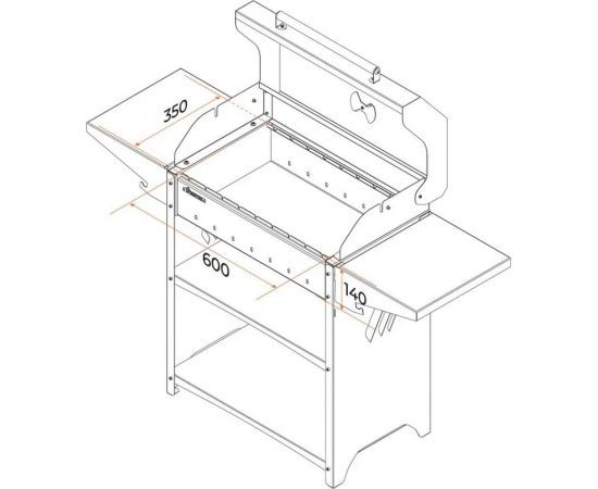 Мангал GRATAR Family Standart BBQ FSB 2000 – изображение 9