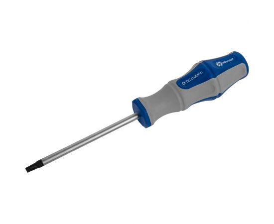 Отвертка с подвесом Torx Tamper-27х100 мм КОБАЛЬТ Ultra Grip CR-V 910-072 