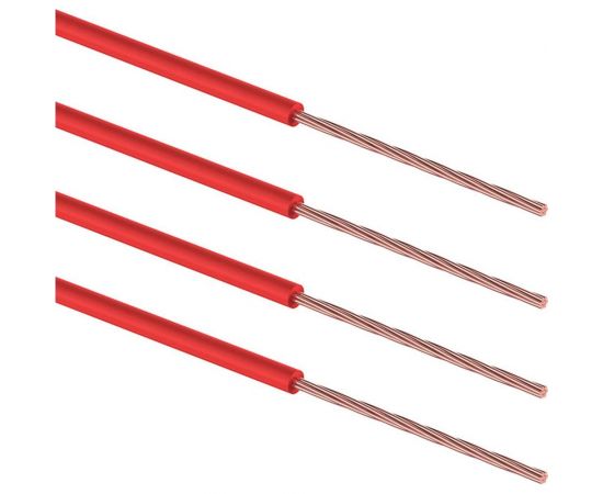 Набор автопроводов REXANT ПГВА Ассорти 0,50x5 м/0,75x5 м/1x3 м/1,50x3 м/2,50x2 м, красный 01-6552 