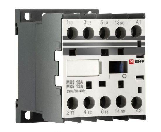 Миниконтактор EKF МКЭ, 6А, 24В, 1NO, PROxima, SQ Mctr-s-6-24 