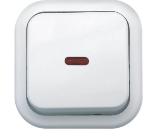 Выключатель Кунцево-Электро ВАЛЕНТИНА одноклавишный с подсветкой А16-054 7632 