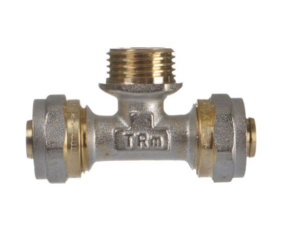 Тройник Terma 16x1/2x16 ц/ш/ц 35607 