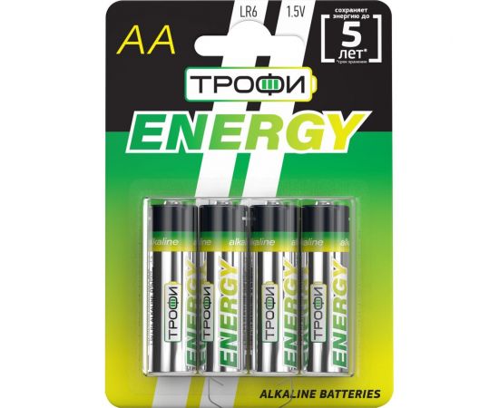 Батарейки Трофи LR6-4BL ECO Б0017046 