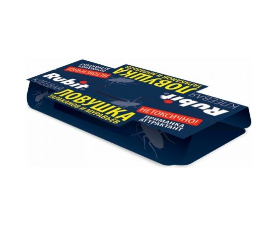 Клеевая ловушка от тараканов и муравьев RUBIT ДОМИК Р 125615 