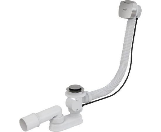 Сифон для ванны Alca Plast A51CR автомат, комплект, хромированный, пластик/металл 00043218 