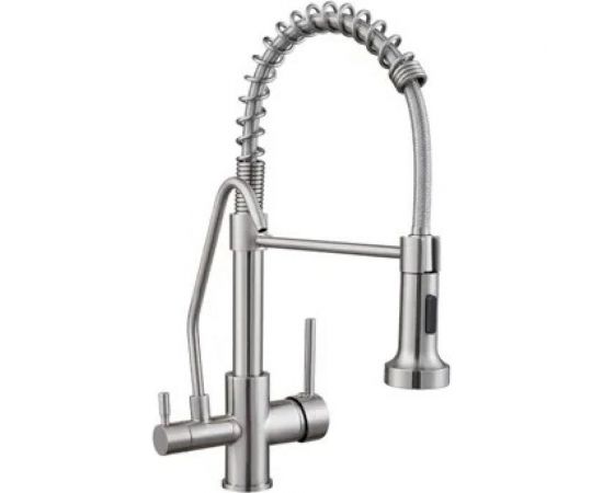 Смеситель для кухни MATRIX Filter SMF-363537 40 мм, 2 в 1, пружинный, с дополнительным краном для питьевой воды 1252 