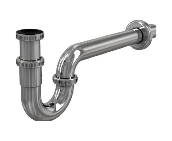 Сифон для биде Alca Plast A45E диам.32, металл 00022276 