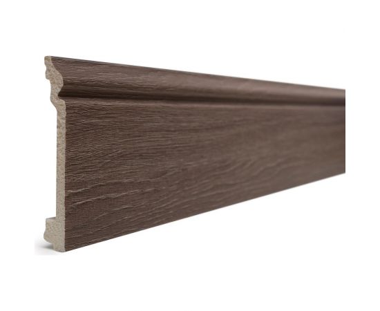 Напольный плинтус Decor-Dizayn ударопрочный влагостойкий цвет дуб рустик 100Х16Х2400 мм 701-81SH 