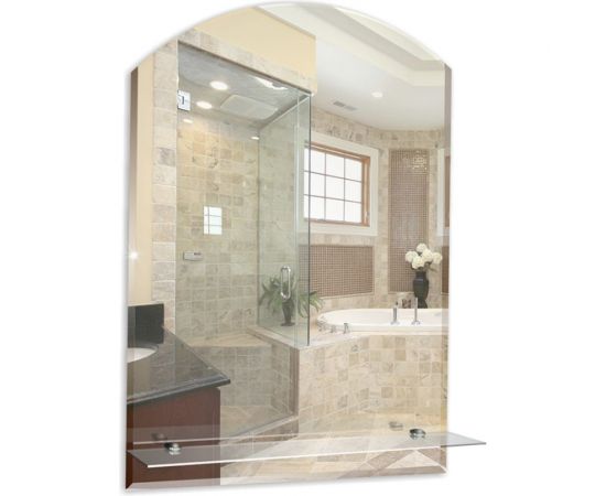 Зеркало mixline Шанс-Люкс с полкой и фацетом 525423 