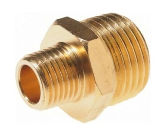 Соединитель резьбовой наружная резьба 1/2х1/4 ROCKFORCE RF-MM08/04 