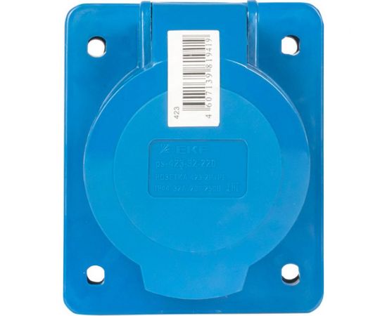 Кабельная розетка EKF 32А 2Р+Е IP44 скрытая 220В 423 ЭКФ ps-423-32-220 