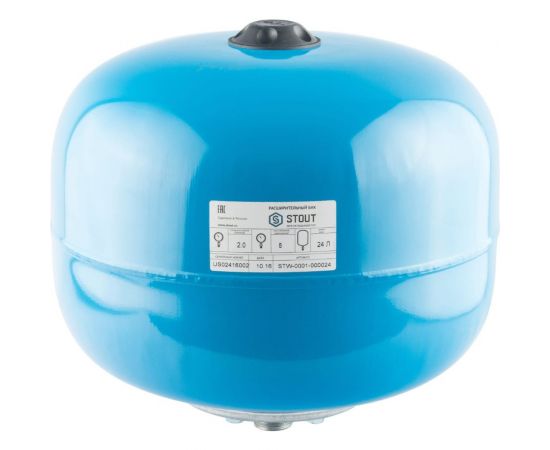 Расширительный бак 24 л вертикальный STOUT STW-0001-000024 