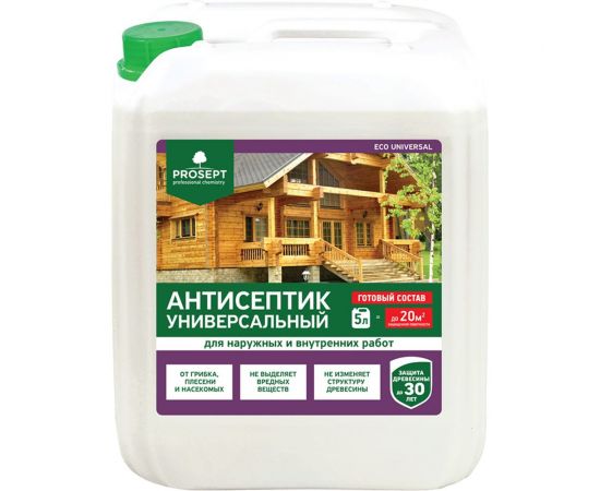 Антисептик грунт для древесины PROSEPT ECO UNIVERSAL 5 л 015-5 