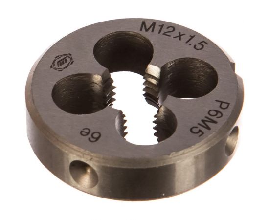 Плашка М 12 х1.75 Р6М5 6е ТМ Туламаш 143223 