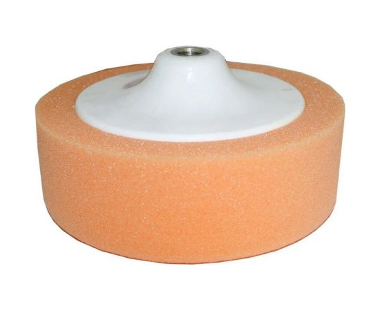 Круг полировальный поролоновый полужесткий оранжевый (150х50 мм; М14) HOLEX HAS-0234 