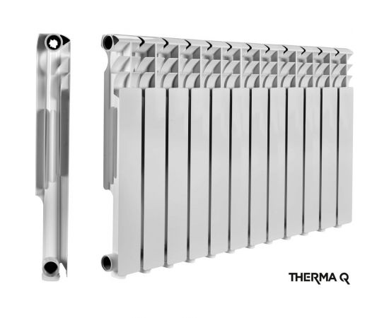 Алюминиевый радиатор МЕТАЛЛСЕРВИС THERMA Q1 500/80 12 секций 1223461 