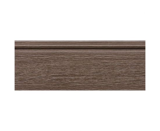 Напольный плинтус Decor-Dizayn ударопрочный влагостойкий цвет дуб рустик 100Х16Х2400 мм 701-81SH – изображение 2