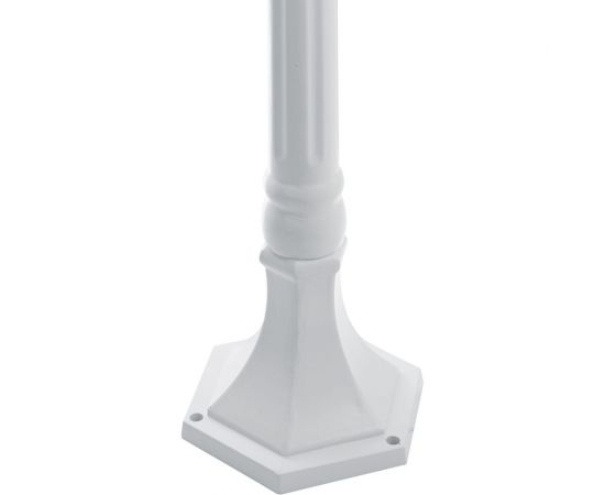 Садово-парковый светильник, столб 100W E27 230V, белый Feron 4210 11033 – изображение 2