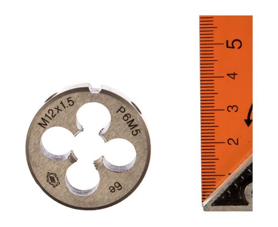 Плашка М 12 х1.75 Р6М5 6е ТМ Туламаш 143223 – изображение 2