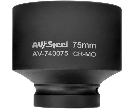 Головка ударная шестигранная (75 мм; 1DR) AV Steel AV-740075 – изображение 2