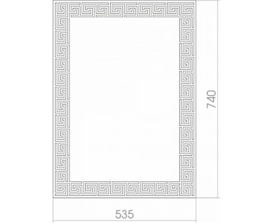 Зеркало mixline Каир 535х740 без полки 525453 – изображение 2