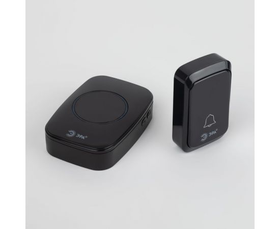 Дверной звонок ЭРА C88 беспроводной, от сети, черный, 36 мелодий Б0054087 – изображение 3