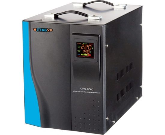 Электромеханический однофазный стабилизатор напряжения Промсвязь СТАБУР СНС-3000 STBSNS3000 – изображение 3