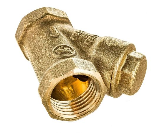 Сетчатый фильтр Giacomini R74A, 1/2, В, PN, бар-16, латунь R74AY103 – изображение 3