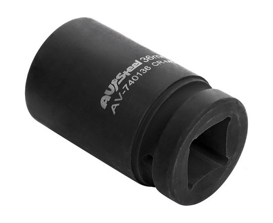 Головка ударная шестигранная удлиненная (36 мм; 1DR) AV Steel AV-740136 – изображение 3