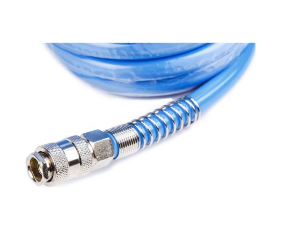 Шланг воздушный полиуретановый, спиральный 10x14 мм, 15 м KraftWell KRW-HC101415 – изображение 5